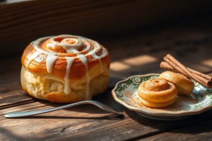 cinnamon rolls for two