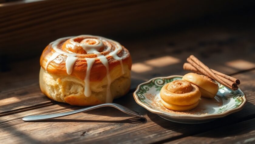 cinnamon rolls for two