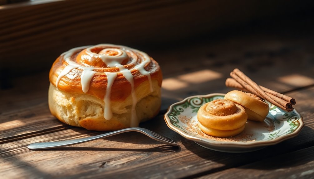 cinnamon rolls for two