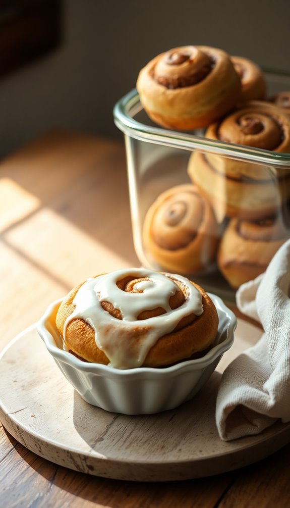 cinnamon rolls freshness tips