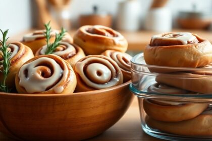 cinnamon rolls storage guidelines