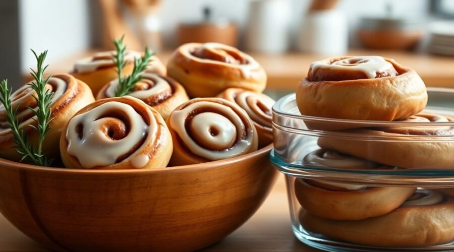 cinnamon rolls storage guidelines