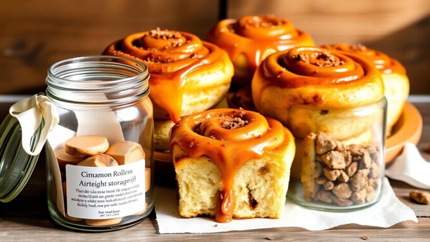 cinnamon rolls storage tips