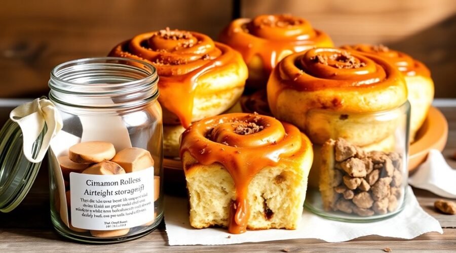 cinnamon rolls storage tips