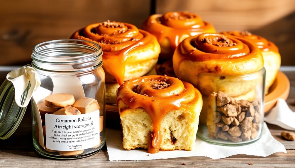 cinnamon rolls storage tips