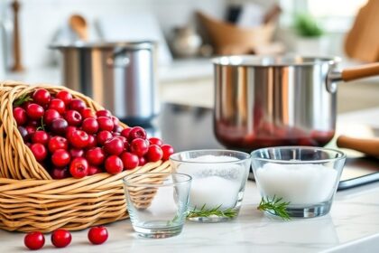 cranberry syrup preparation guide