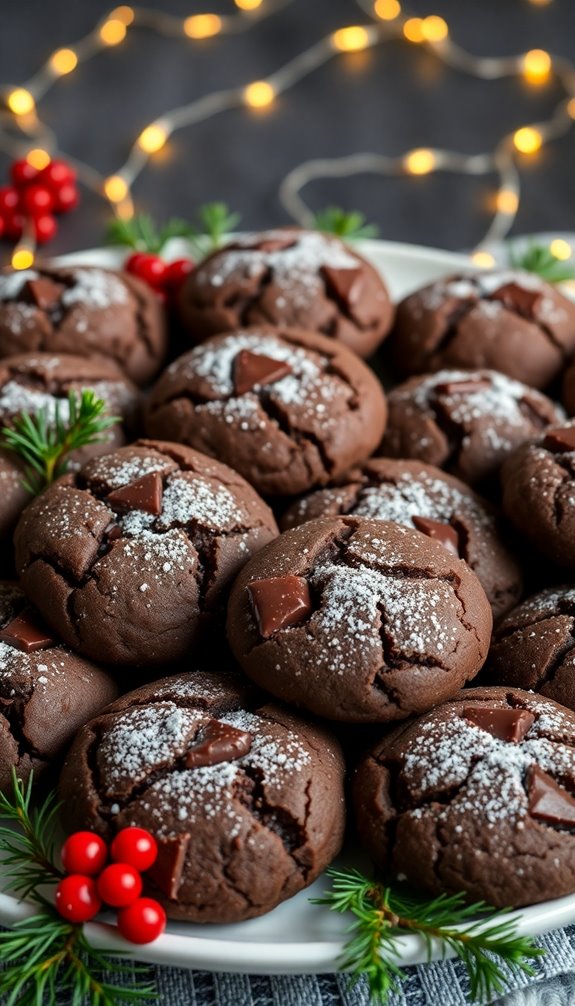 delicious chocolate hazelnut cookies