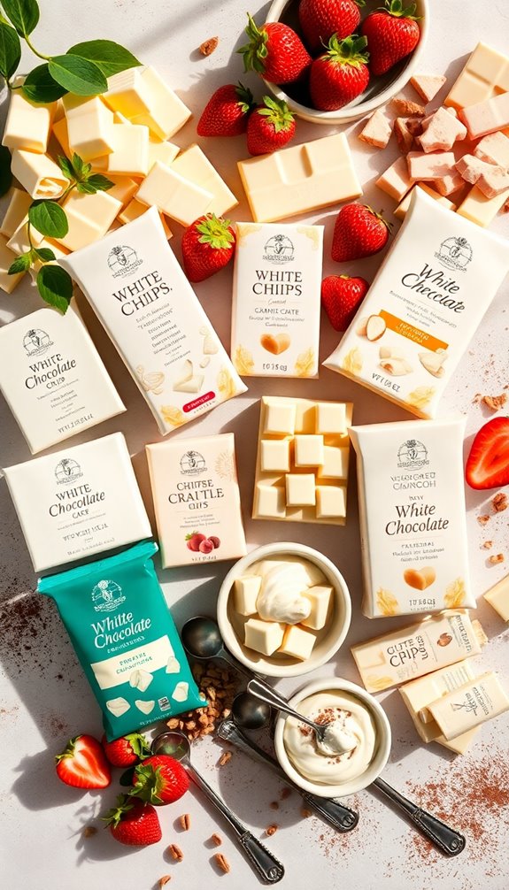 delicious white chocolate creations