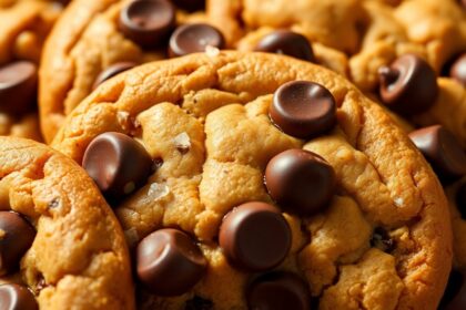 gooey cookies with chocolate