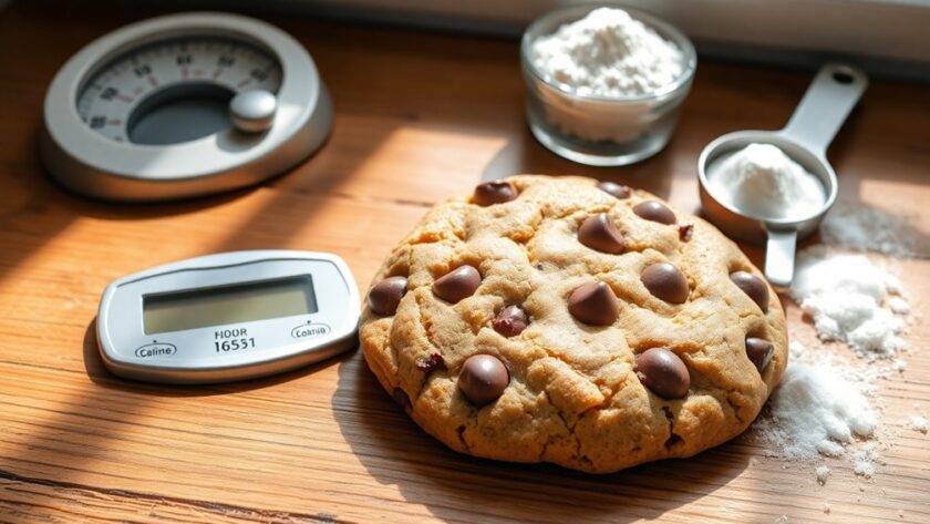 homemade chocolate chip cookie calories