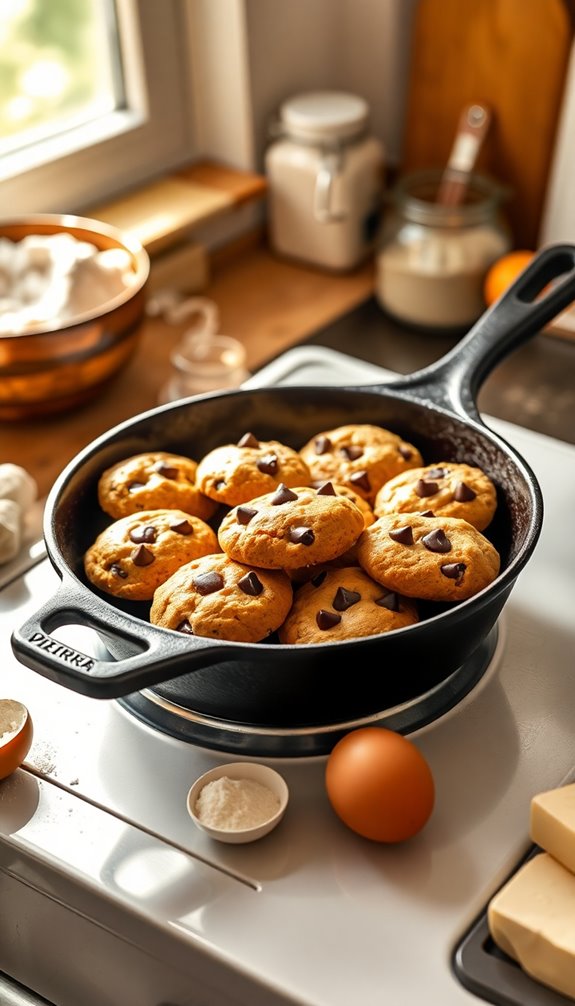 ideal stovetop cookie temperature