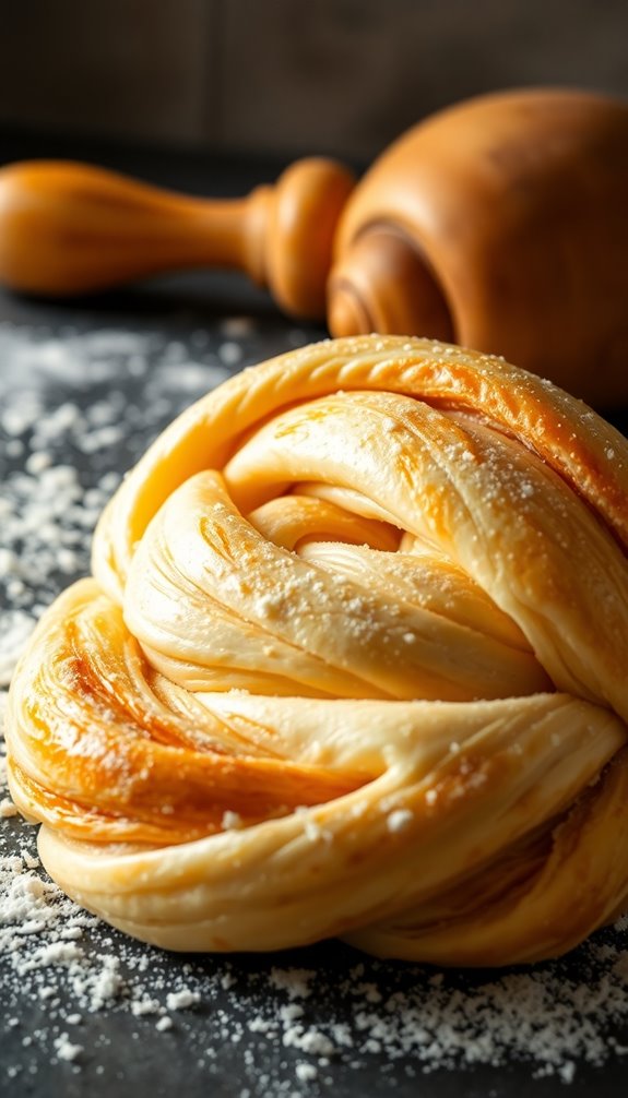 kneading and shaping dough