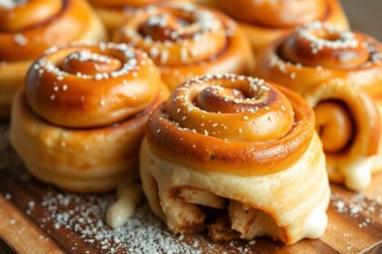 mini cinnamon roll treats