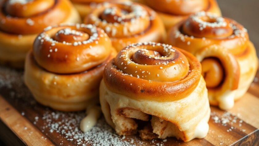 mini cinnamon roll treats