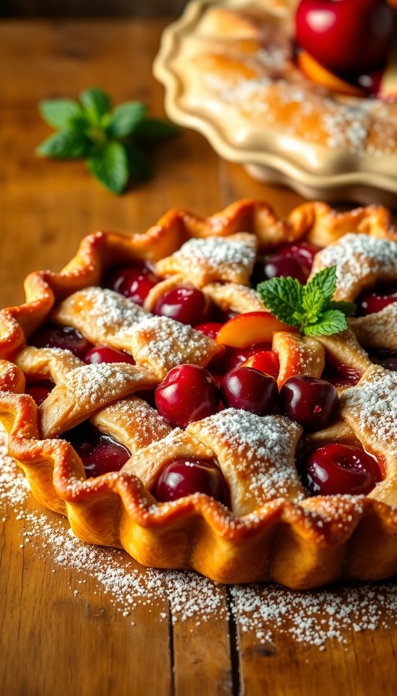 perfect apple cherry pie