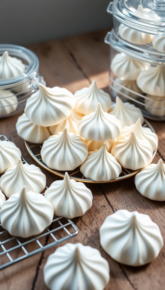 proper storage for meringues