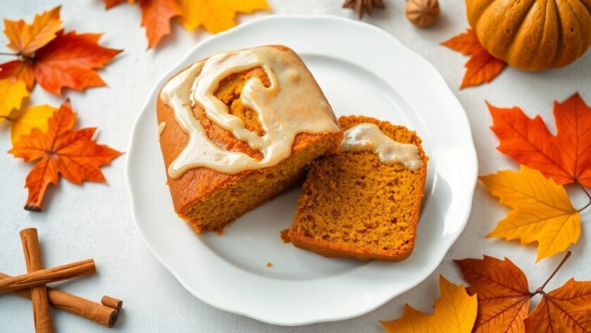 pumpkin bread icing ideas