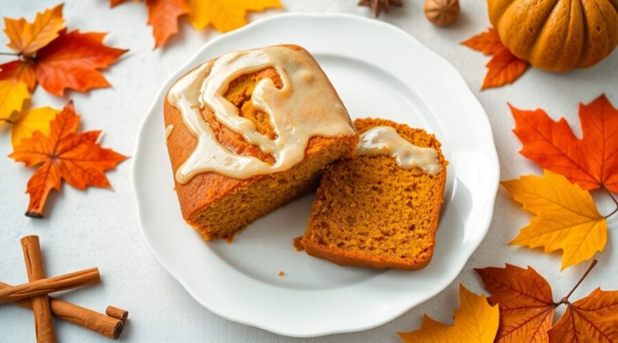 pumpkin bread icing ideas