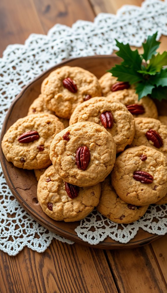 raisin pecan oatmeal cookies