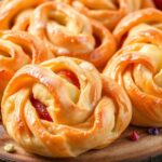 rhubarb puff pastry dessert