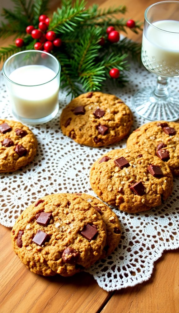 salty chocolate chunk cookies