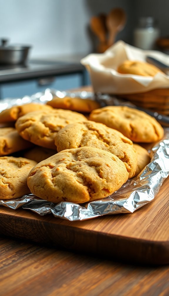 store cookies in foil