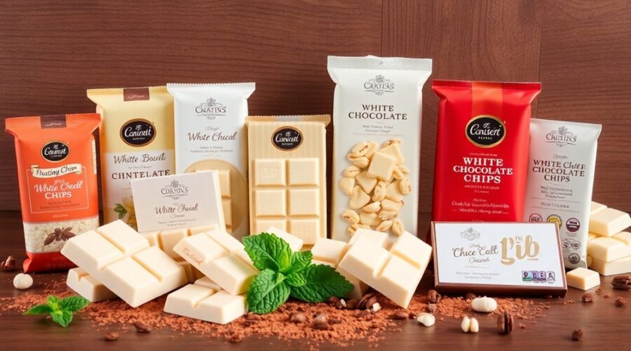 top white chocolate brands