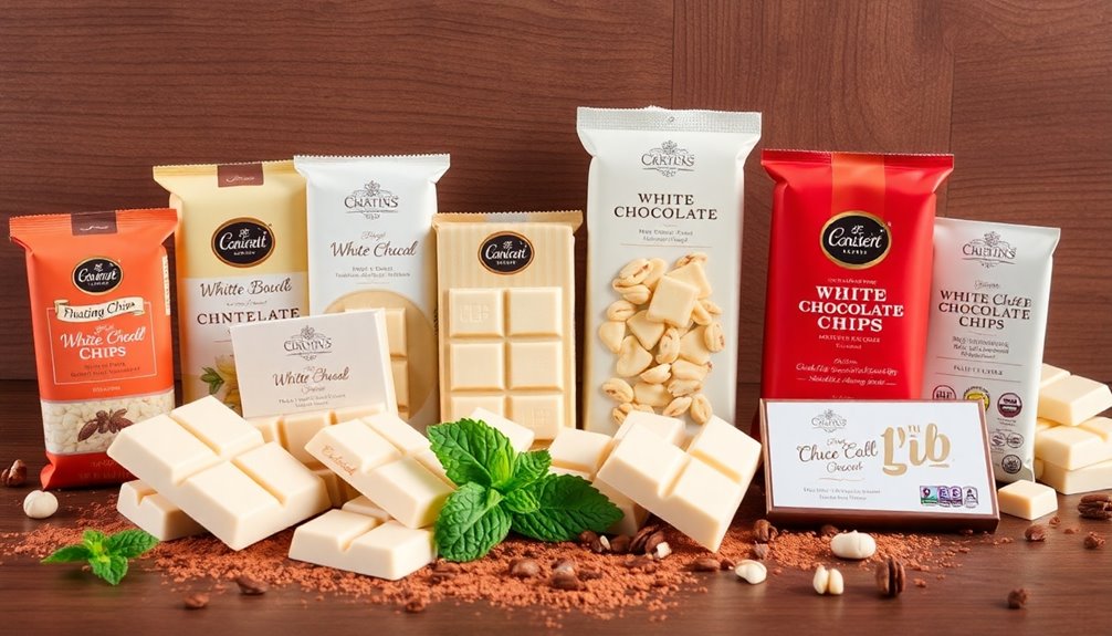 top white chocolate brands