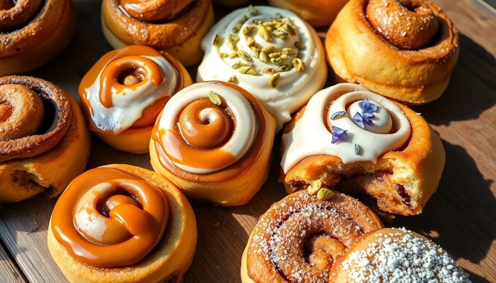 unique cinnamon roll flavors