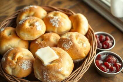 warm bakery style breakfast rolls