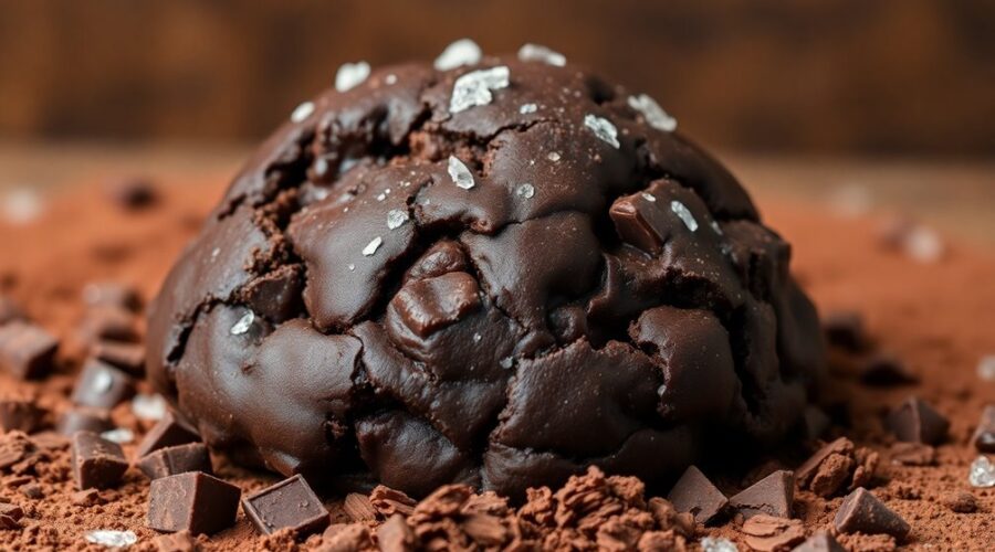 decadent double chocolate cookies