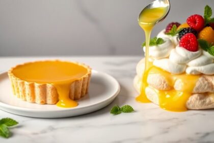 lemon curd dessert toppings