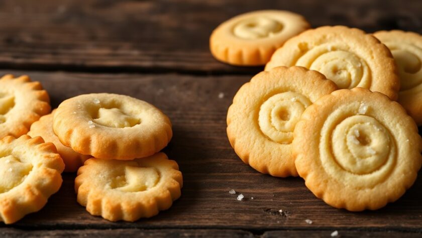 shortbread and butter cookie comparison