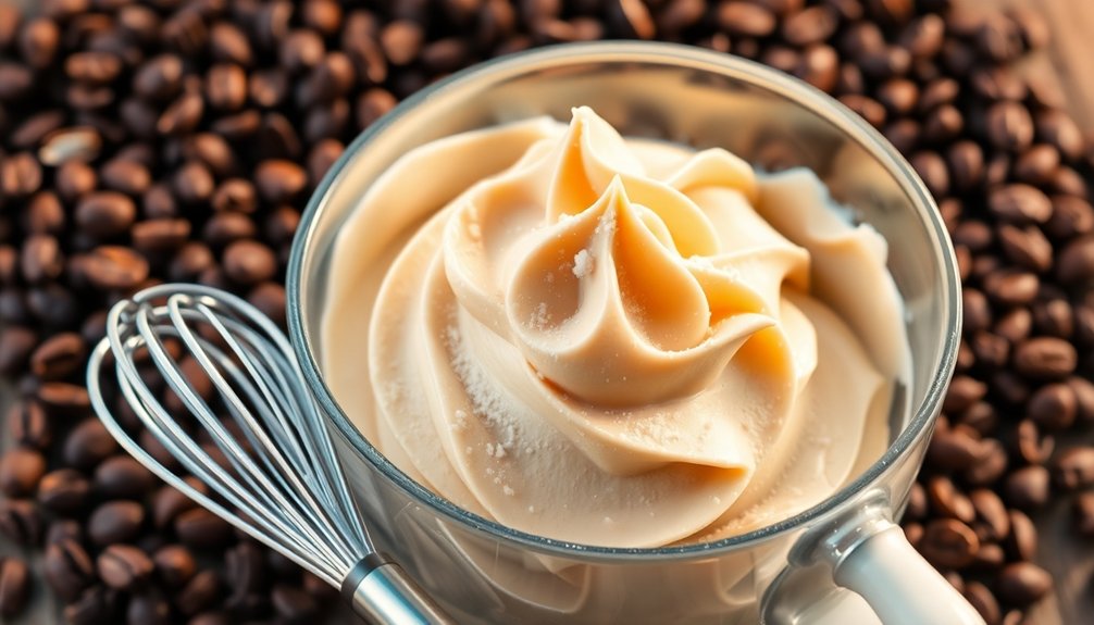 beat powdered sugar smoothly