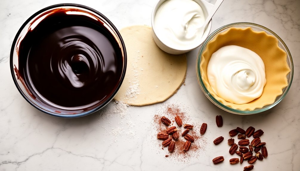 black bottom pie preparation steps