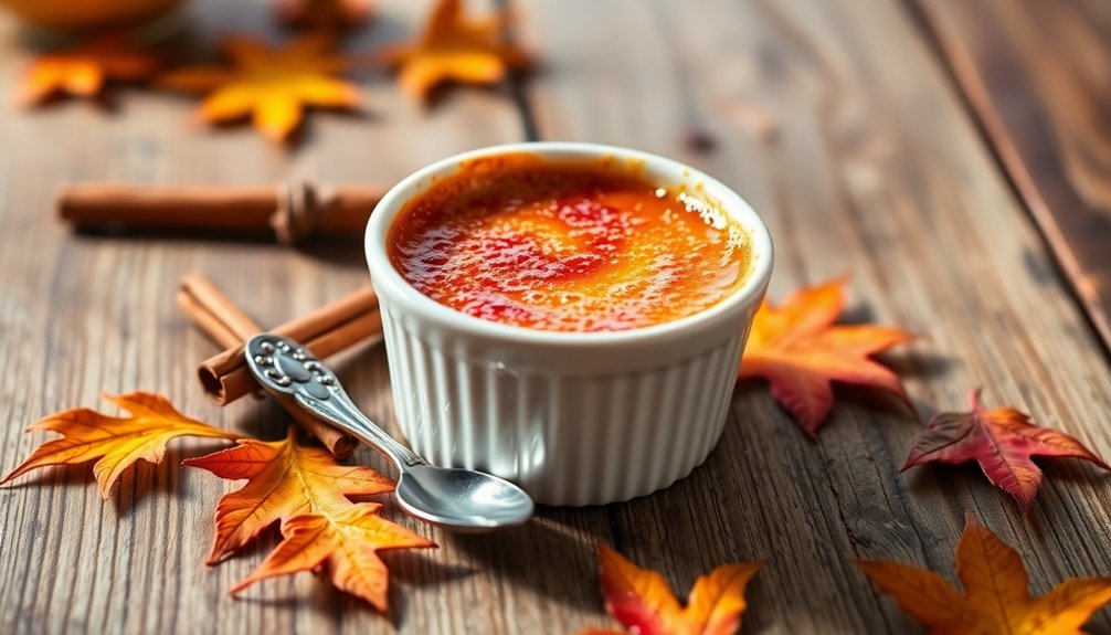 caramelized pumpkin spice dessert
