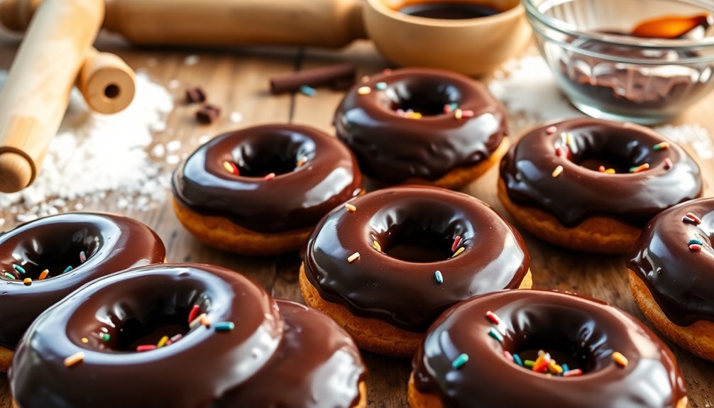 chocolate glazed donut recipe