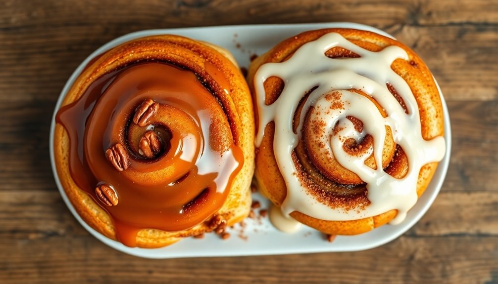 cinnamon rolls with half and half