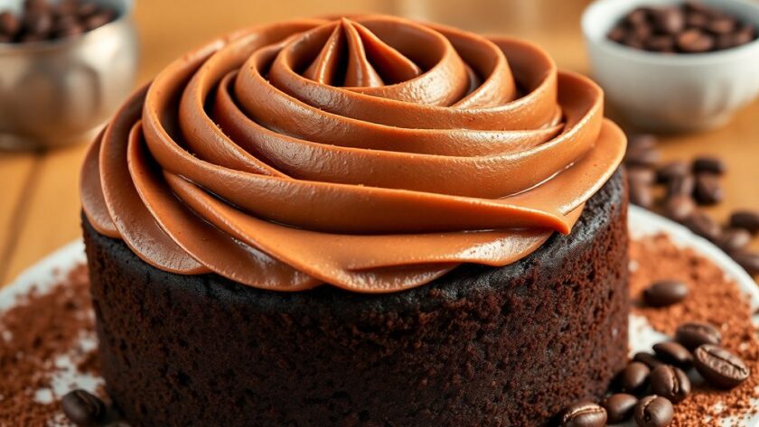 coffee infused cake frosting