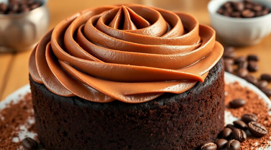 coffee infused cake frosting