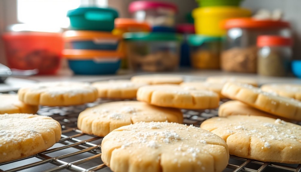 cooling cookies prevents sogginess