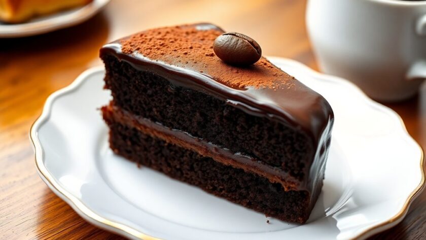 decadent chocolate coffee cake