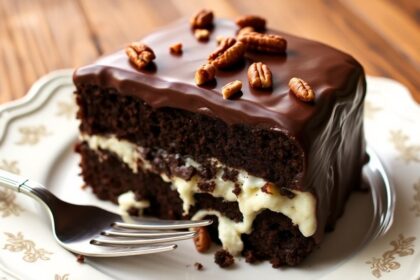 decadent german chocolate cake