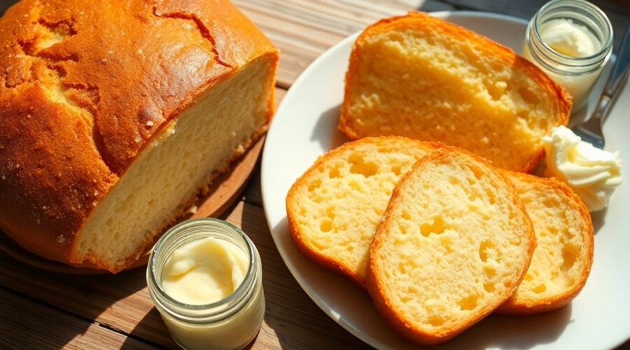 delicious homemade vanilla bread