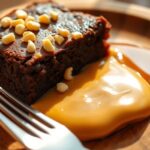 delicious peanut brownie dessert