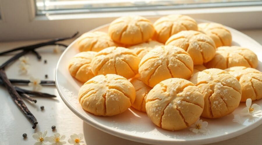 delicious vanilla shortbread cookies