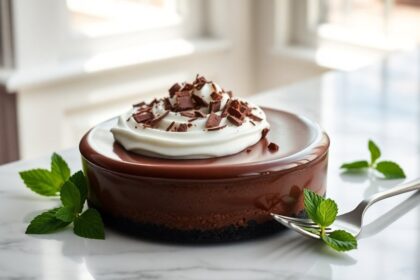 effortless chocolate mousse pie