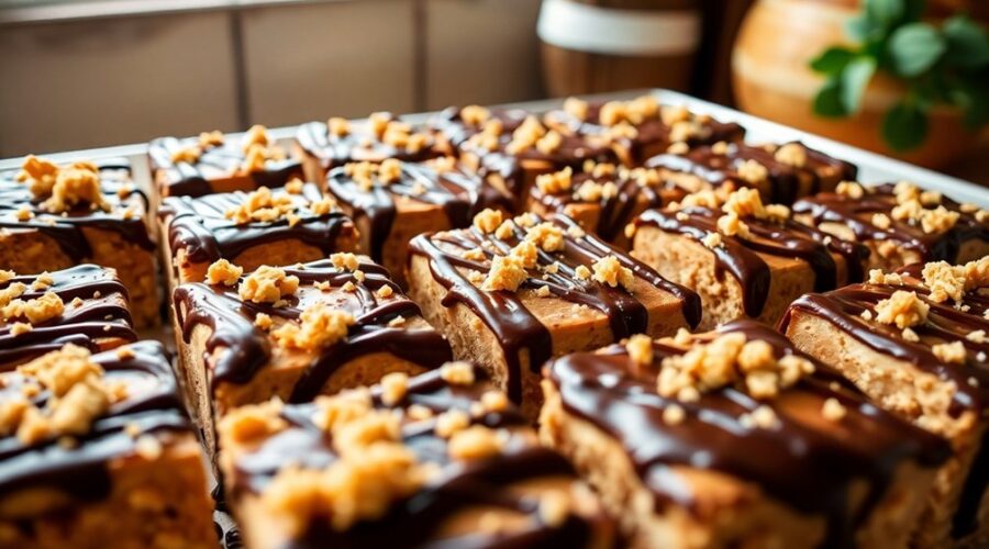 no bake marshmallow peanut butter treat