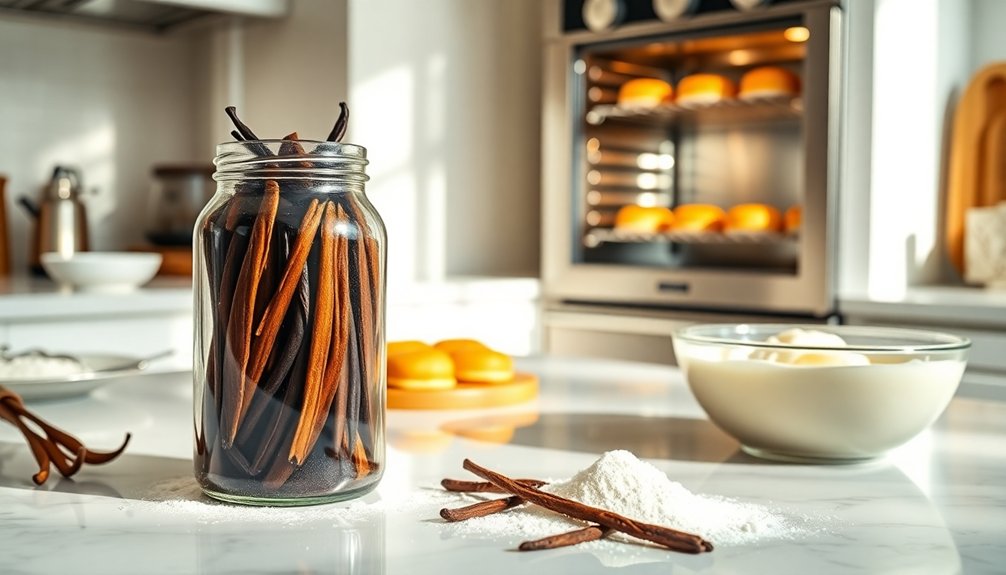 premium vanilla enhances baking