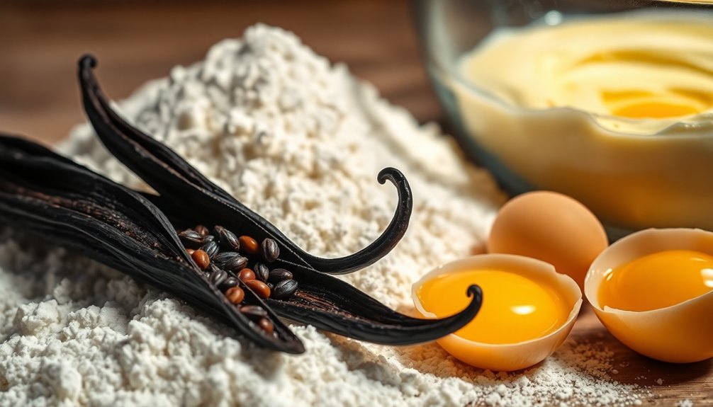 premium vanilla enhances baking